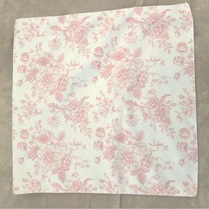 6-Pink Toile Napkins Cloth Napkins